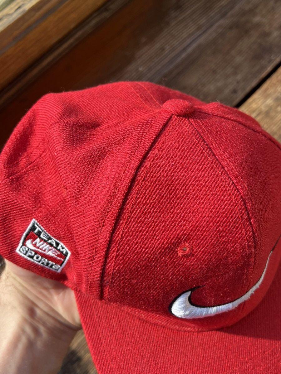 Nike Vintage Cap Nike Big swoosh Streetwear Hat Y2K Size ONE SIZE - 10 Thumbnail