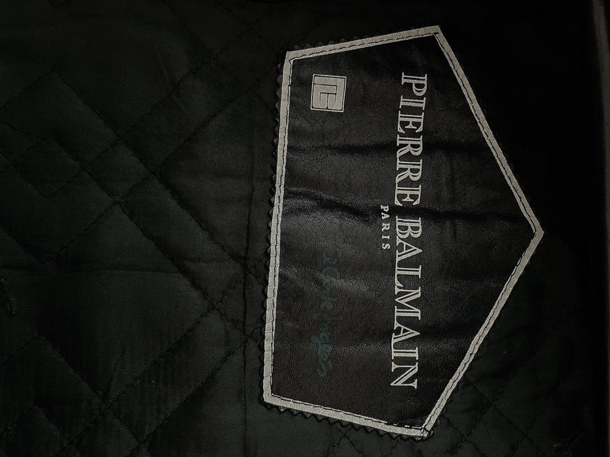 Balmain Pierre Balmain Leather Jacket Size US XL / EU 56 / 4 - 7 Thumbnail