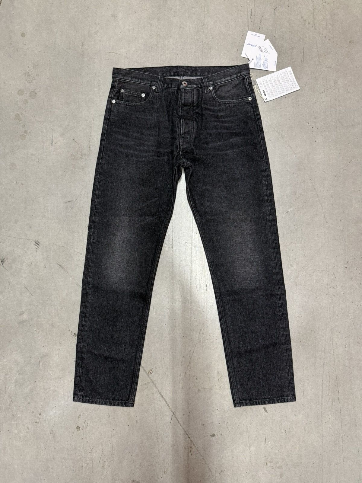 Off-White Virgil Abloh Tapered Jeans Black size 32