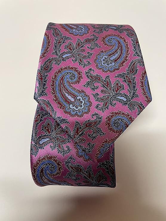 Ermenegildo Zegna Ermenegildo Zegna Pink Paisley Silk Tie Size ONE SIZE - 4 Thumbnail