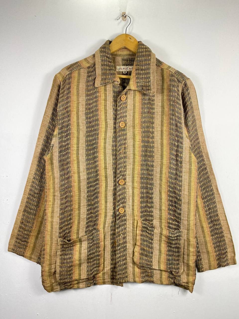Japanese Brand nepuca hemp jacket nice design Size US M / EU 48-50 / 2 - 1 Thumbnail