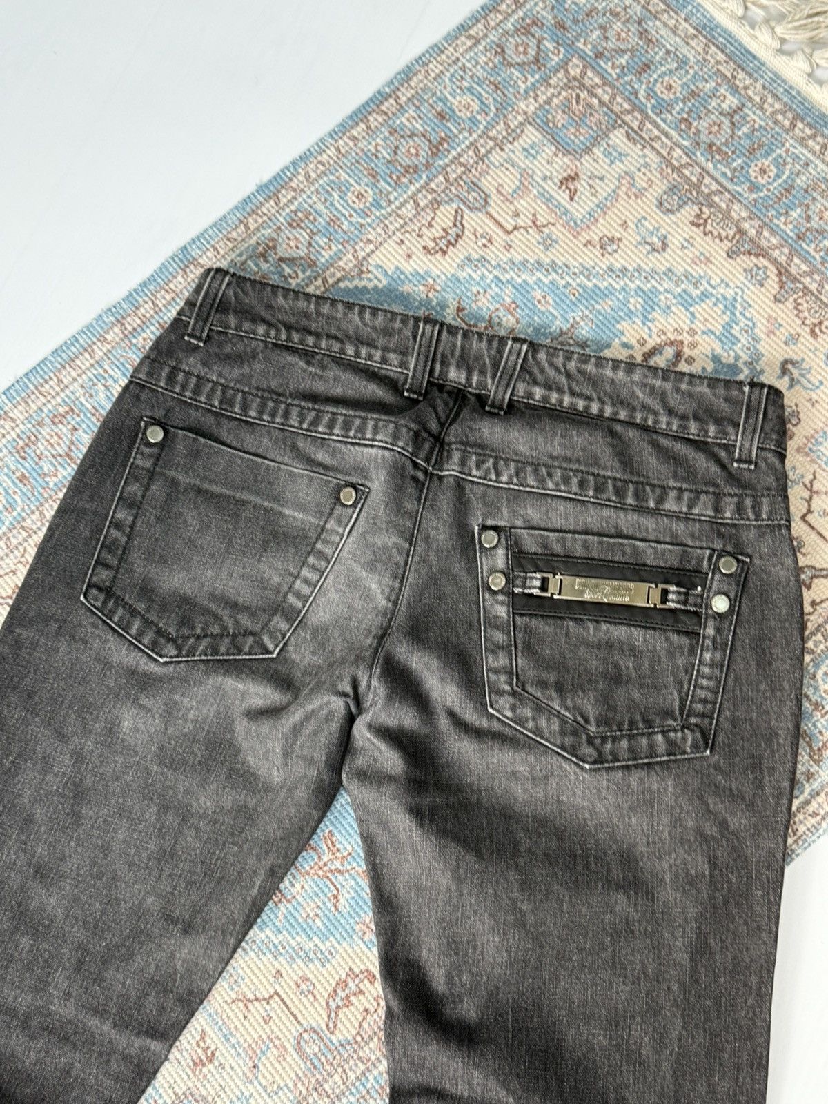 Dirk Bikkembergs Dirk Bikkembergs Sport Couture Biker Jeans Denim Pants Size US 32 / EU 48 - 3 Thumbnail