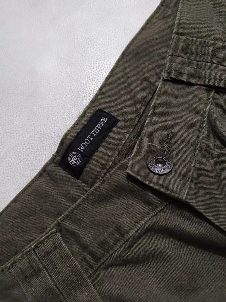 Japanese Brand Root Three Multipocket Cargo Tactical Flared Pant Size US 29 - 11 Thumbnail