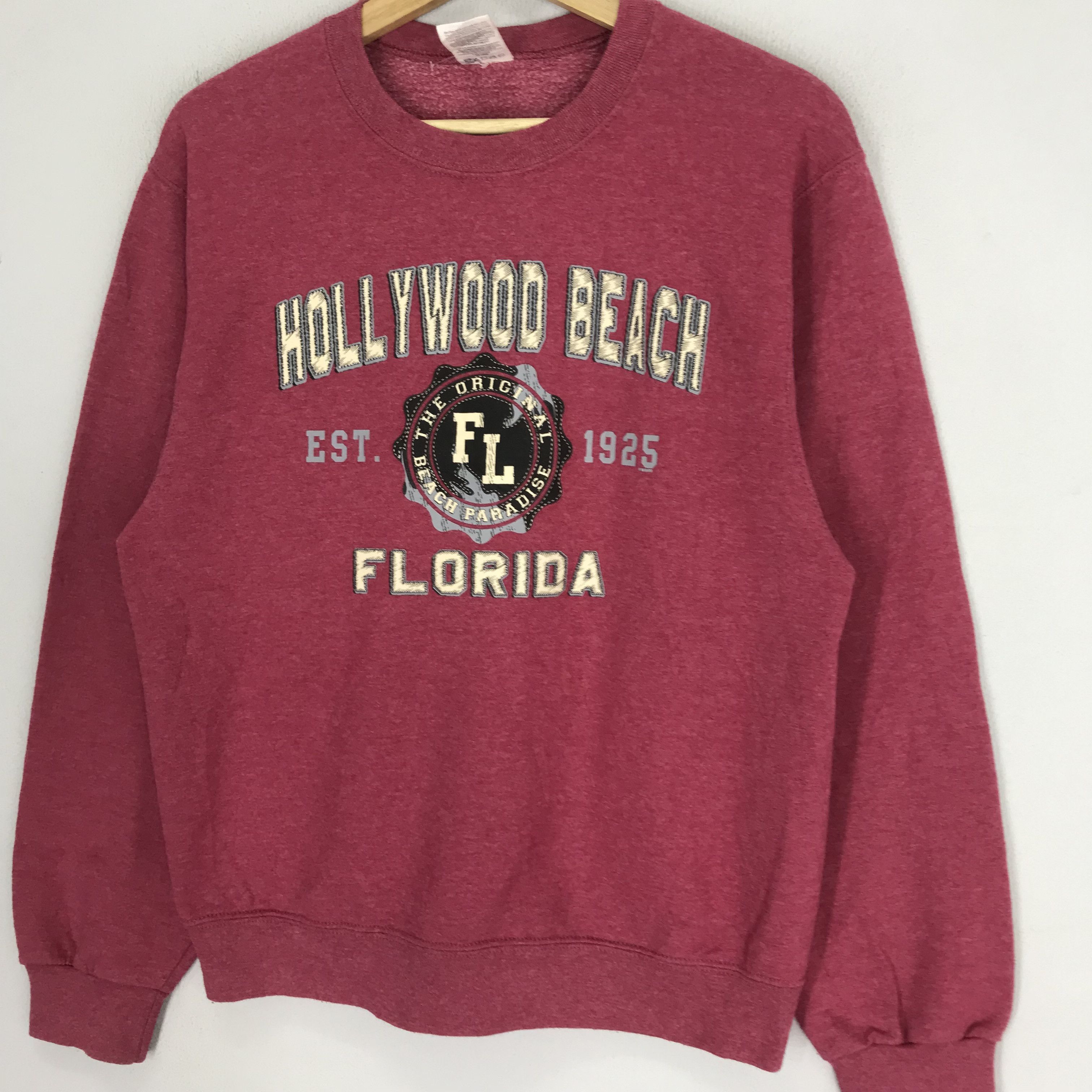 Planet Hollywood Vintage Hollywood Beach Florida Maroon Sweatshirt Smal - 288 Size US S / EU 44-46 / 1 - 3 Thumbnail