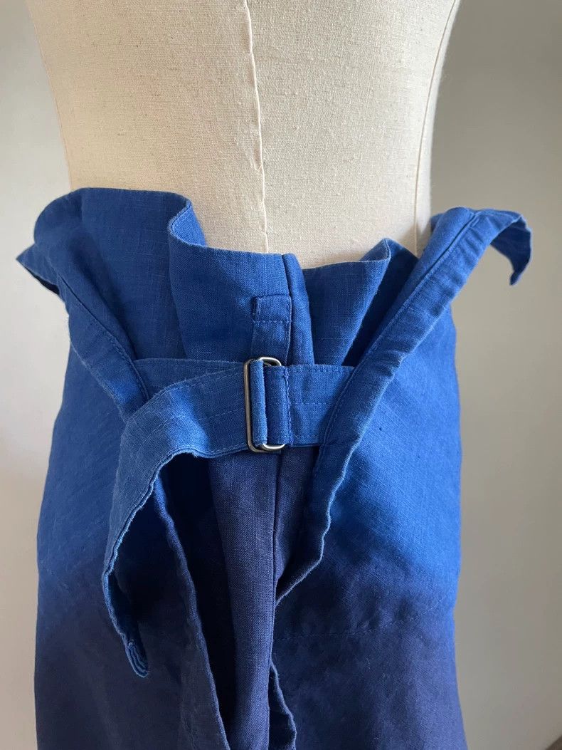 Issey Miyake Issey Miyake size:3 Blue-dyed short-sleeved top Size XS / US 0-2 / IT 36-38 - 9 Thumbnail