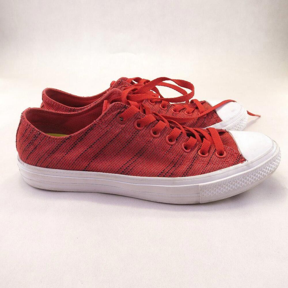 Converse Converse, Chucks CTAS II OX 151090C Red Black & White M9 W11 Size US 9 / EU 42 - 1 Thumbnail