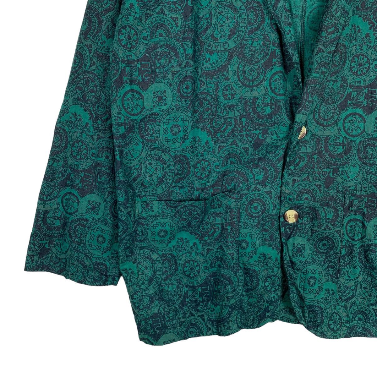 Japanese Brand NEO BLOOD TOKYO Fullprint Casual Jacket #0892-C40 Size US L / EU 52-54 / 3 - 3 Thumbnail