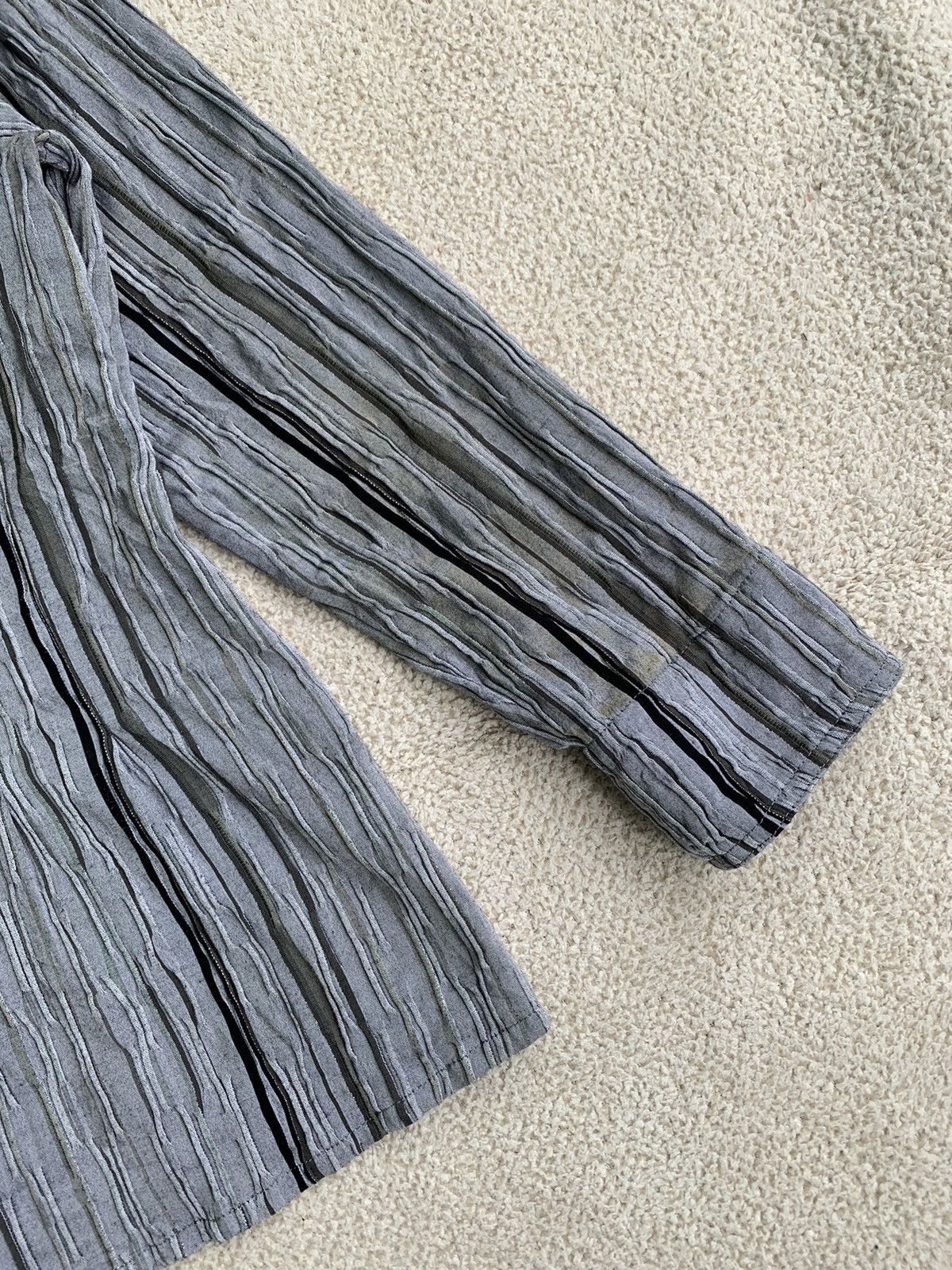 Issey Miyake × Japanese Brand × Vintage Vtg Luciano feretti 3D pattern pleated Style Size M / US 6-8 / IT 42-44 - 5 Thumbnail