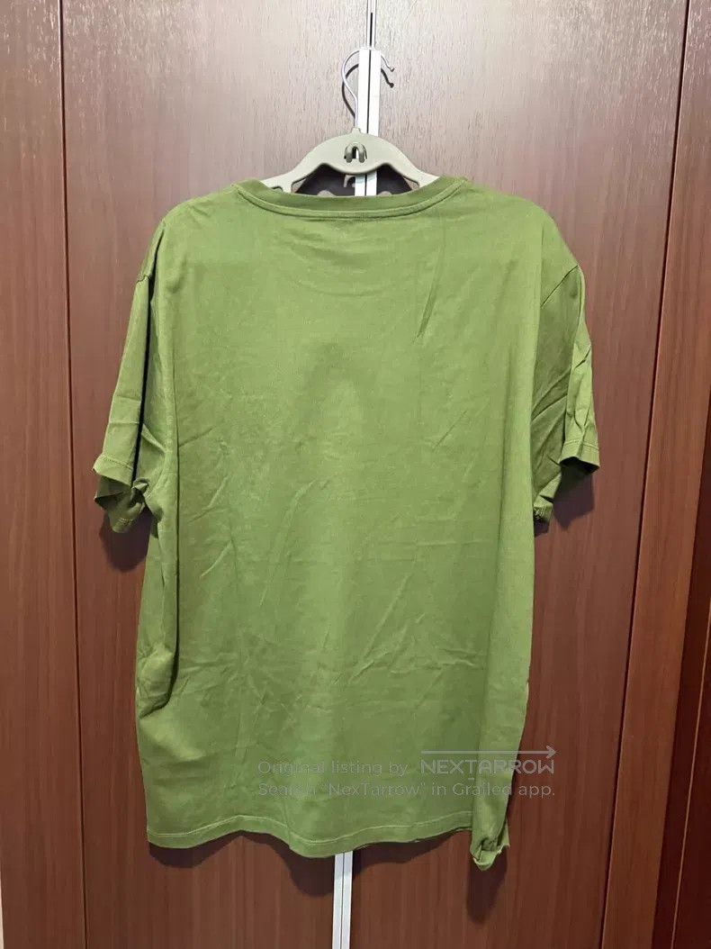 Loewe Loewe Teal Short Sleeve T-shirt with Anagram Embroidered L Size US XL / EU 56 / 4 - 2 Thumbnail