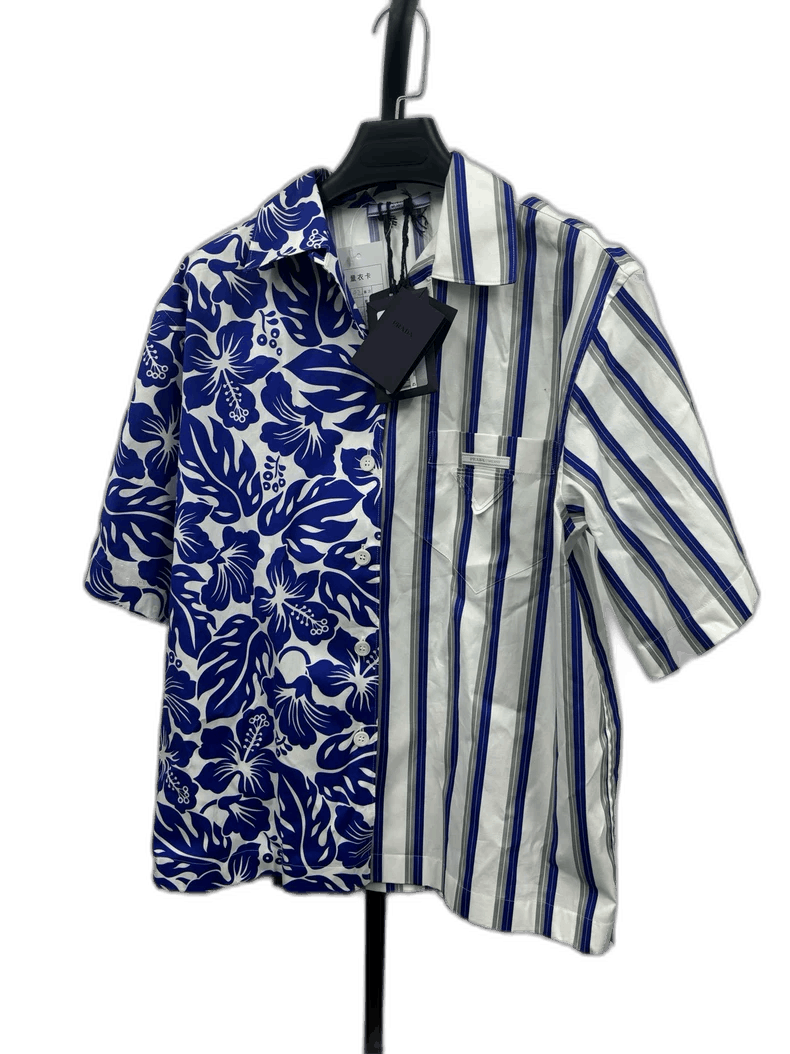 Prada Prada Vacation Shirt with Cuban Collar Size US L / EU 52-54 / 3 - 1 Thumbnail