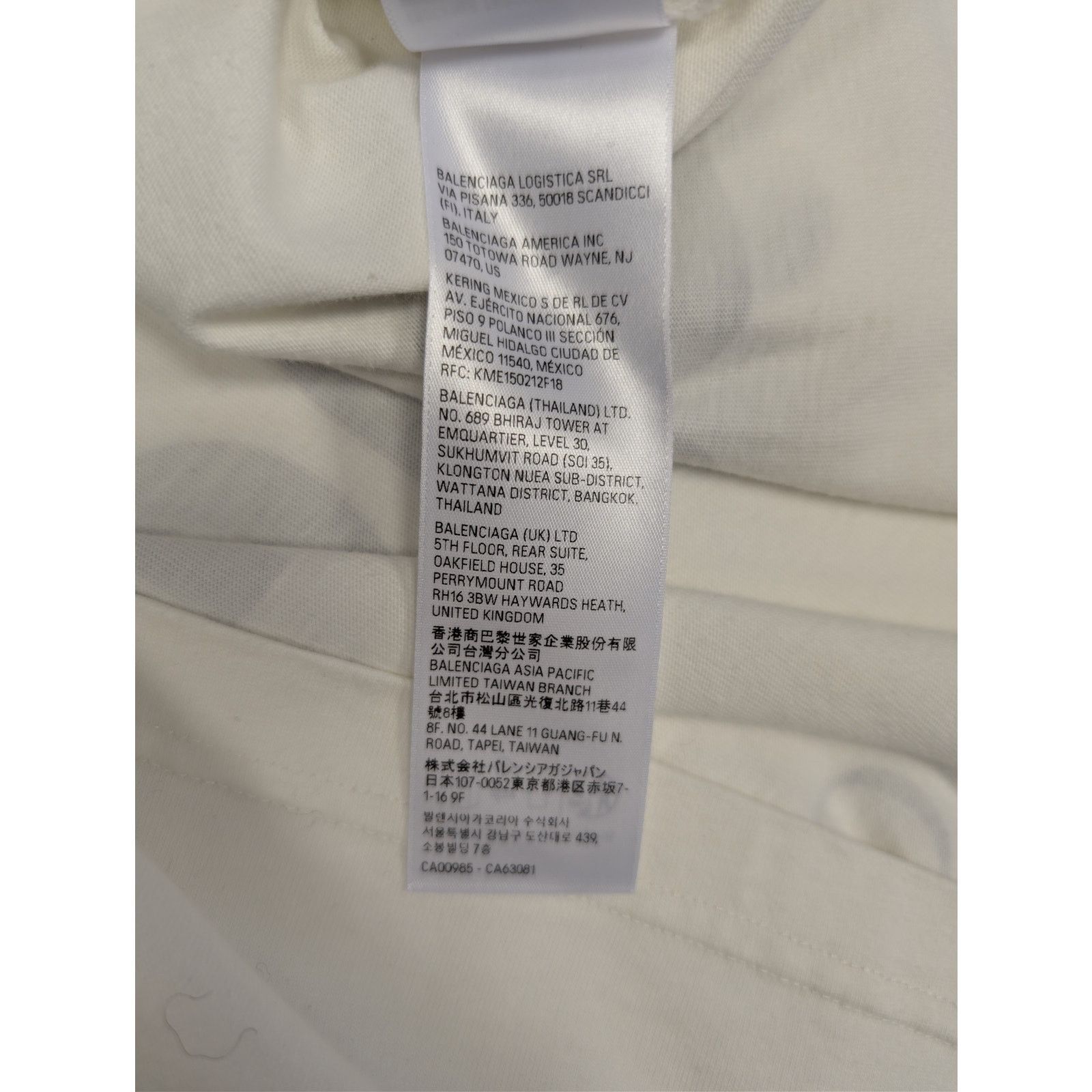 Balenciaga o1rshd1 Top League Vintage Jersey Short Sleeve T-Shirt White Size US M / EU 48-50 / 2 - 19 Thumbnail