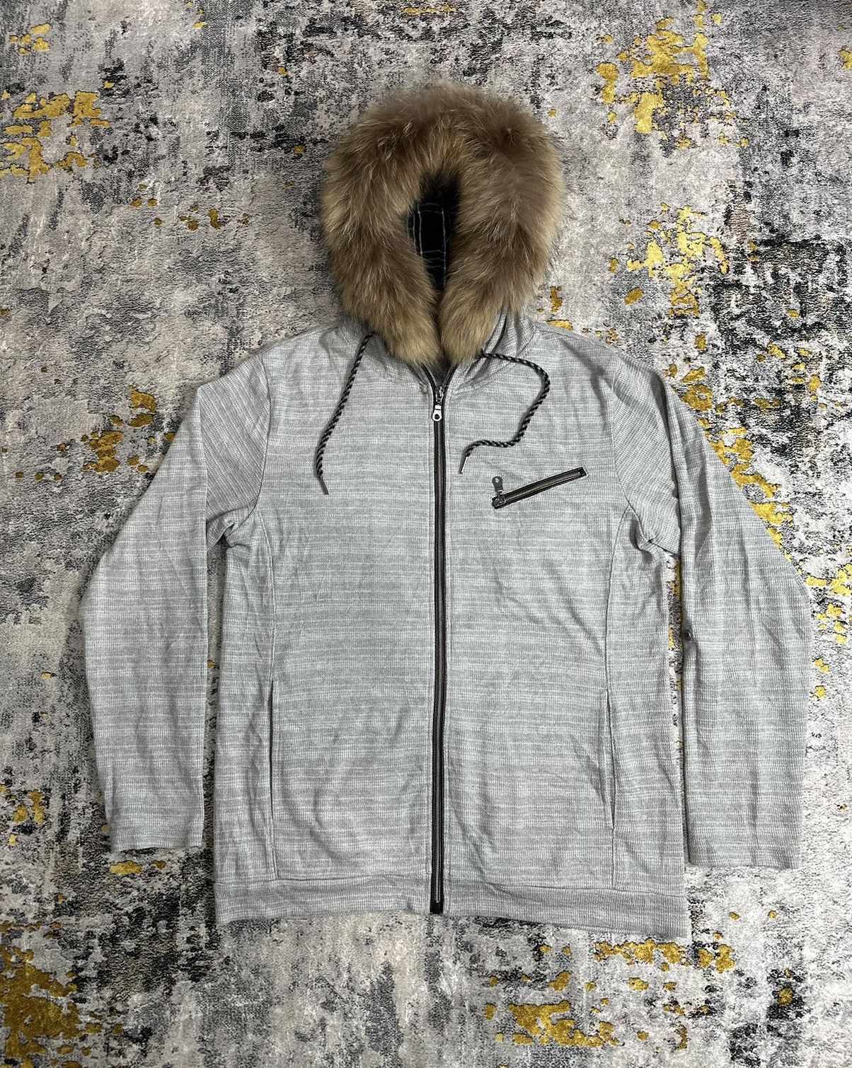 PLUS ONE FULL ZIPPER FUR HOODIE BAPE STYLE