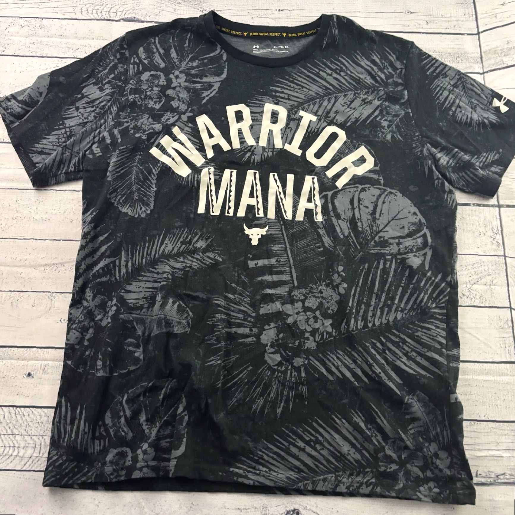 Under Armour Under Armour HeatGear Warrior Mana Short Sleeve T Shirt Men's XL Black Size US XL / EU 56 / 4 - 2 Thumbnail