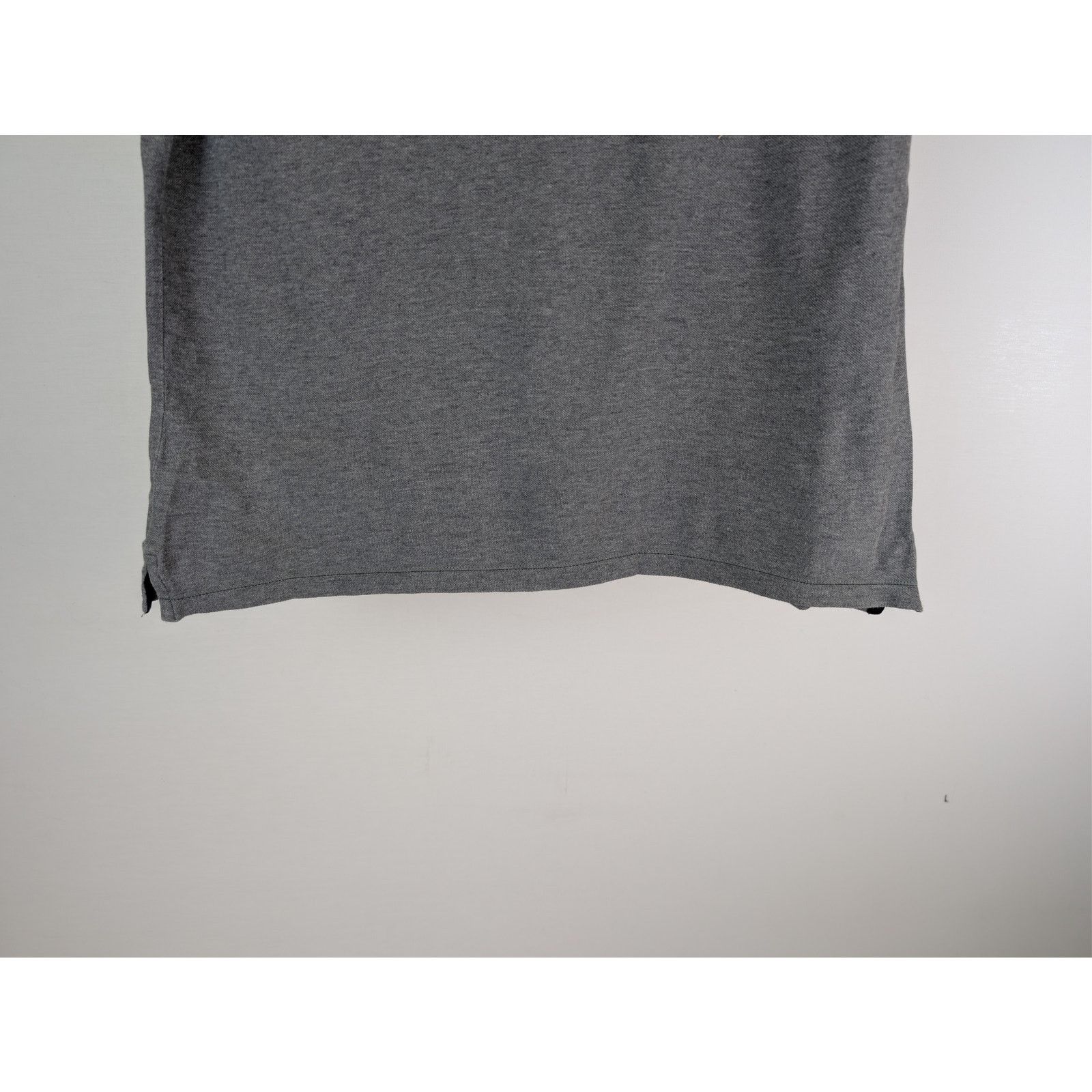Brunello Cucinelli o1rshd1 CC20 grey cotton polo shirt with a white collar Size US M / EU 48-50 / 2 - 12 Thumbnail