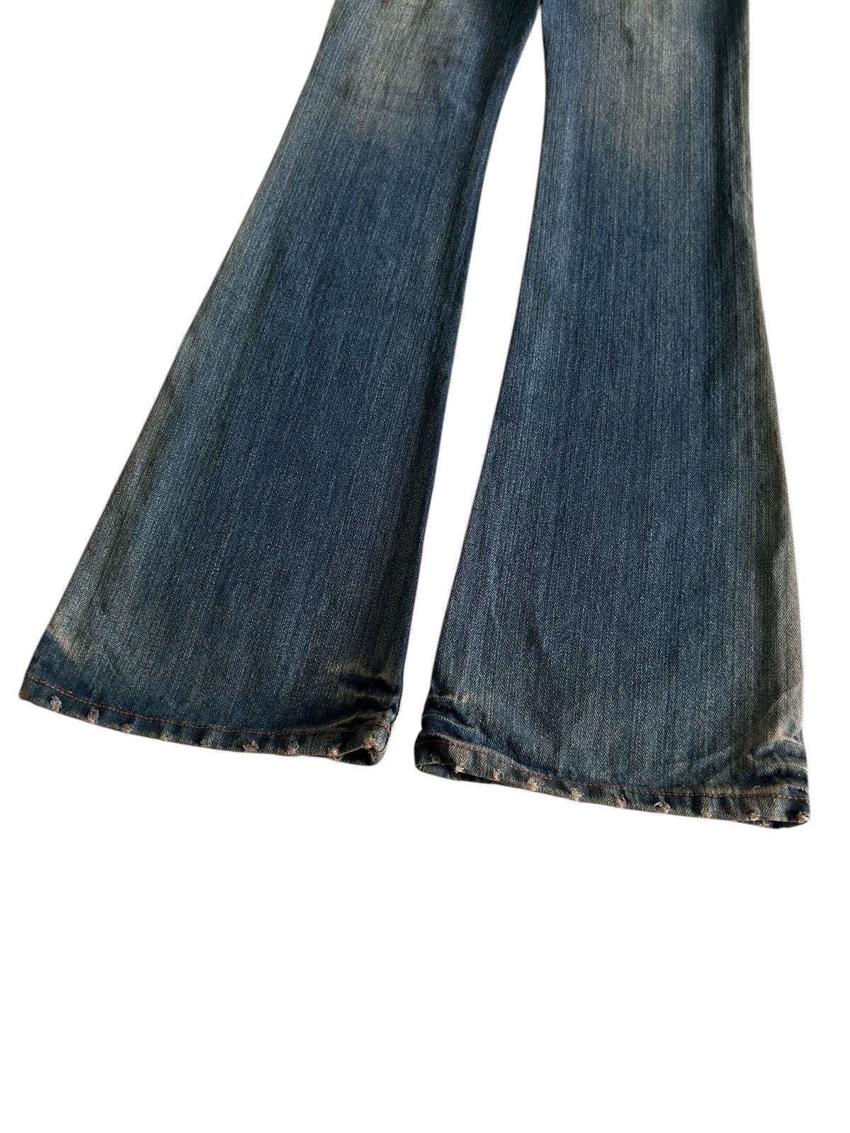 Japanese Brand × Vintage Vintage Japanese ROSA JEANS Patches Distressed Flare Denim Size US 27 - 8 Thumbnail