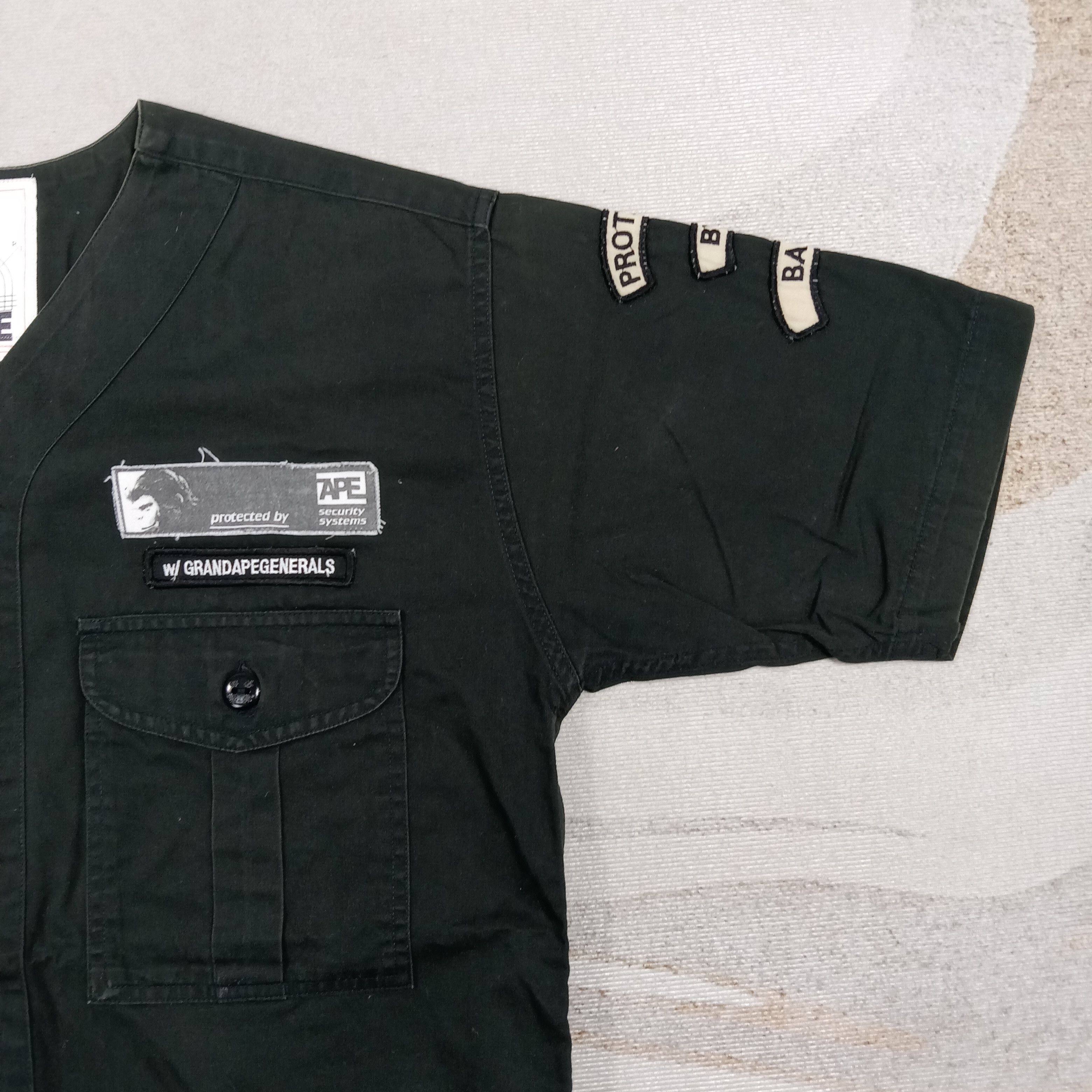 Bape 90's BAPE Japanese Streetwear Work Shirt C285N28 Size US M / EU 48-50 / 2 - 3 Thumbnail
