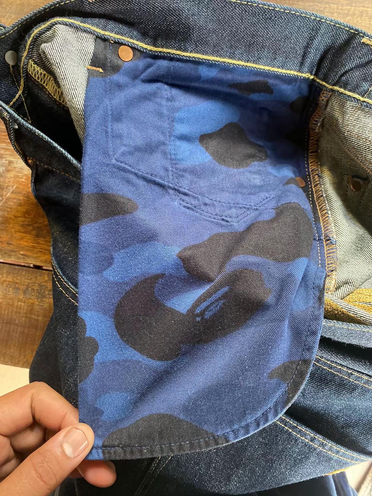 Bape A Bathing Ape denim Size US 36 / EU 52 - 6 Thumbnail