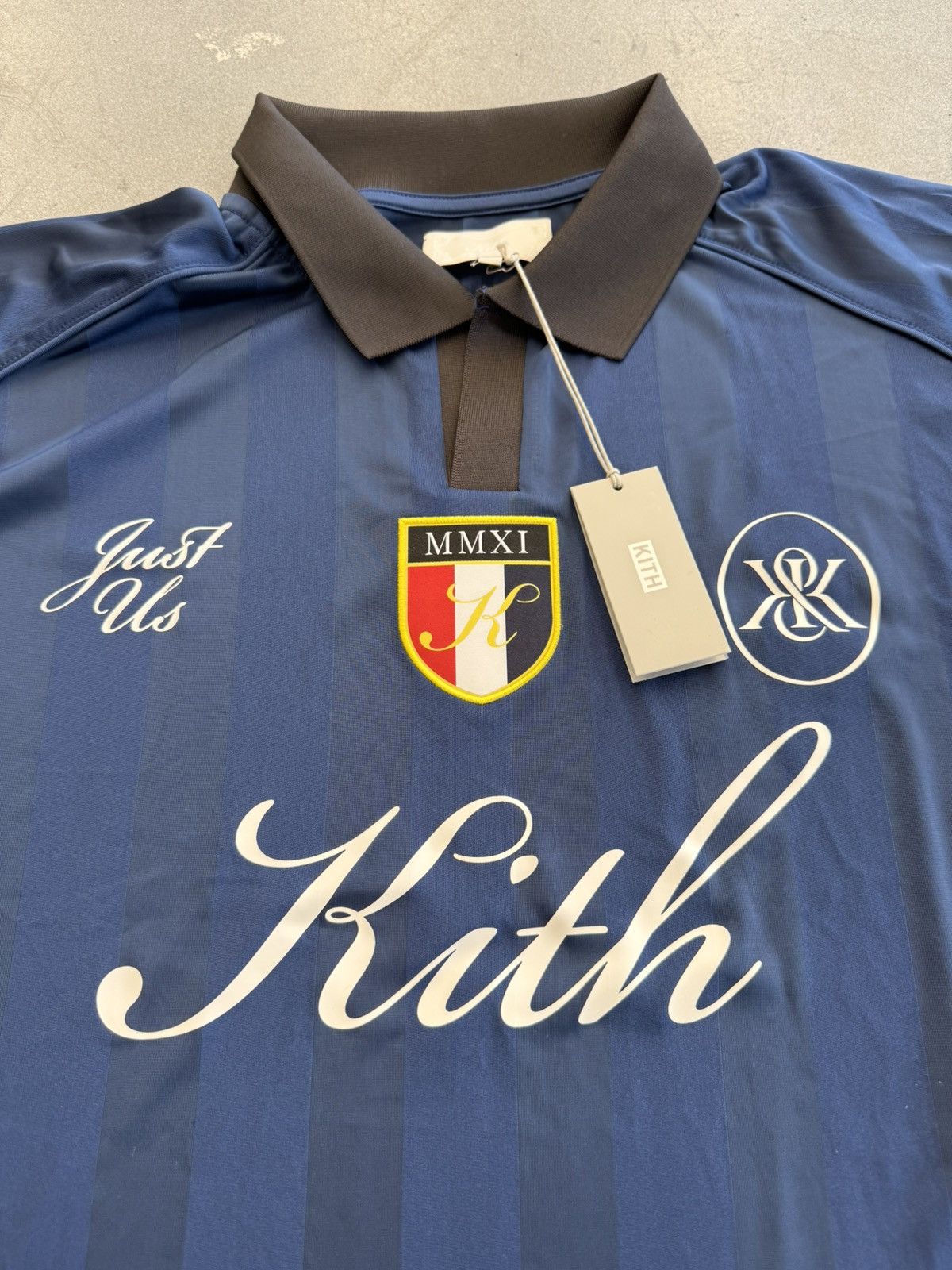 Kith SS24 Kith Shadow Stripe Marcel Soccer Jersey Size US XXL / EU 58 / 5 - 3 Thumbnail