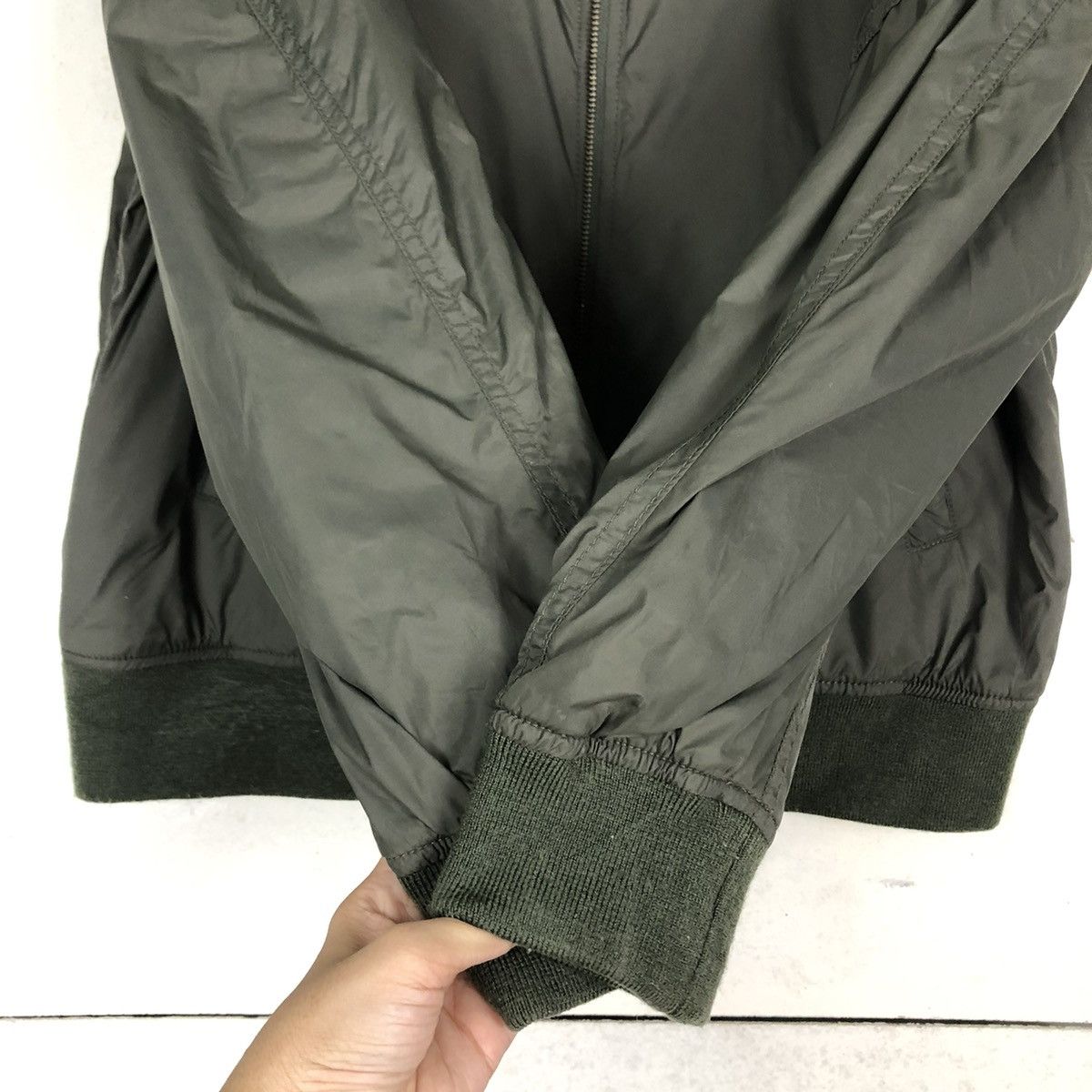 Japanese Brand 🔥VINTAGE BOMBER JACKET MILITARY DESIGN UNIQLO ISSEY MIYAKE Size US L / EU 52-54 / 3 - 15 Thumbnail
