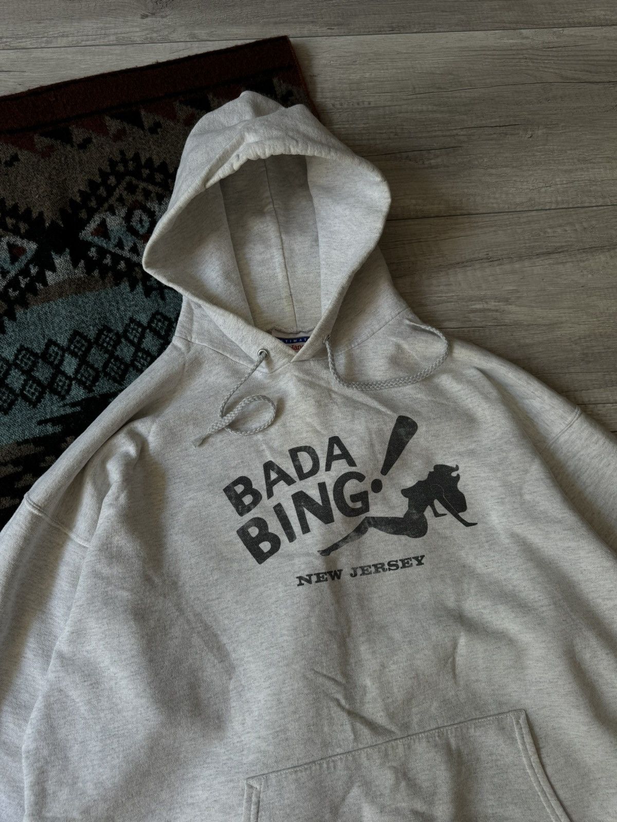 Hanes Vintage Hanes The Sopranos Bada Bing Club New Jersey Hoodie Size US L / EU 52-54 / 3 - 2 Thumbnail