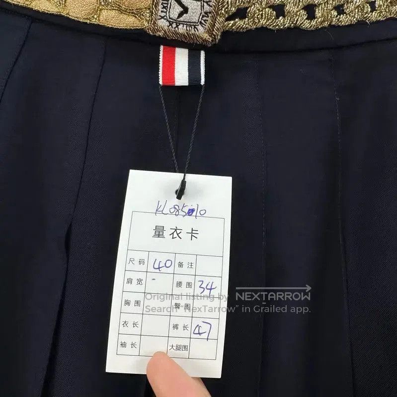 Thom Browne Thom Browne Pleated Wool Skirt for Summer . Size 26" / US 2 / IT 38 - 7 Thumbnail