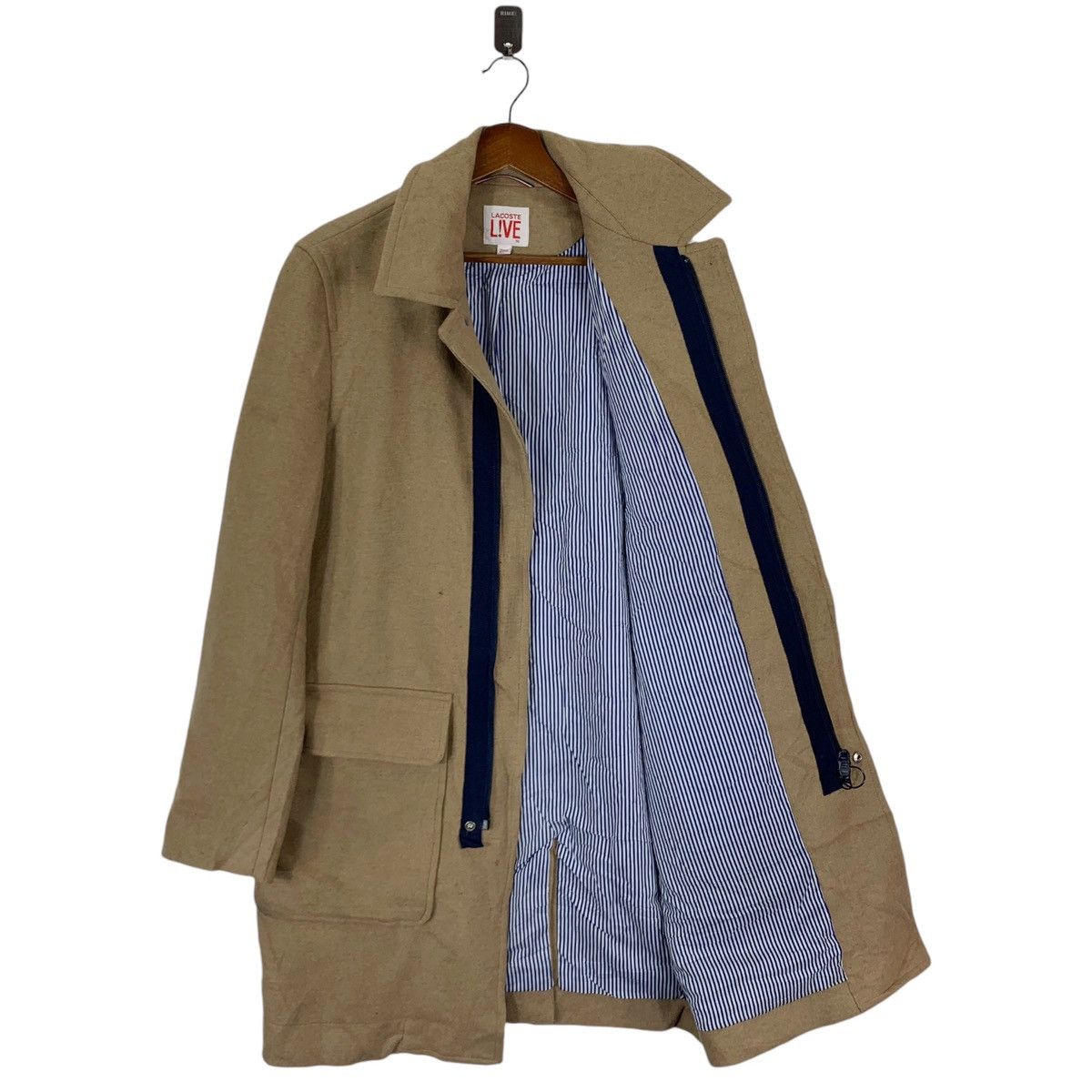 ⚡️⚡️Lacoste Live Casual Brand Overcoat Wool Jacket