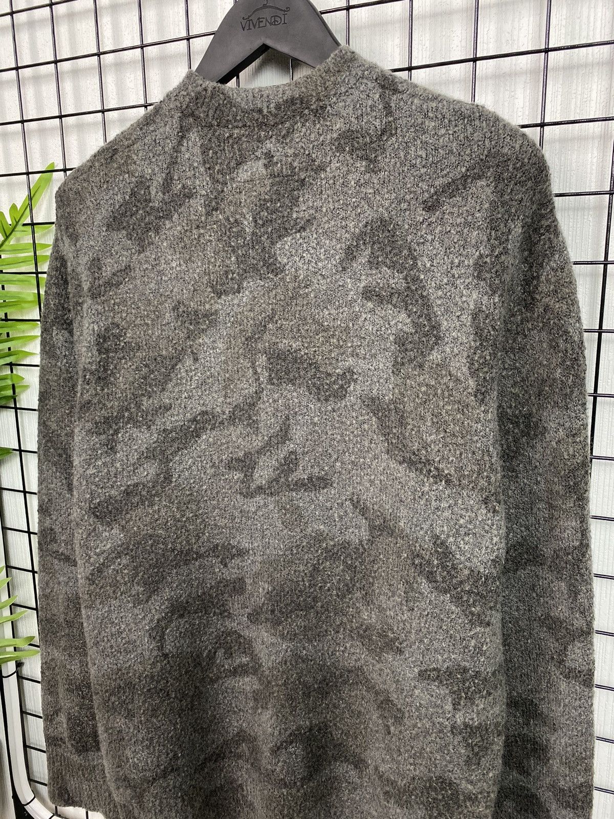 Allsaints × Designer AllSaints Camo sweater mohair men M size y2k Avant-garde Size US M / EU 48-50 / 2 - 19 Thumbnail