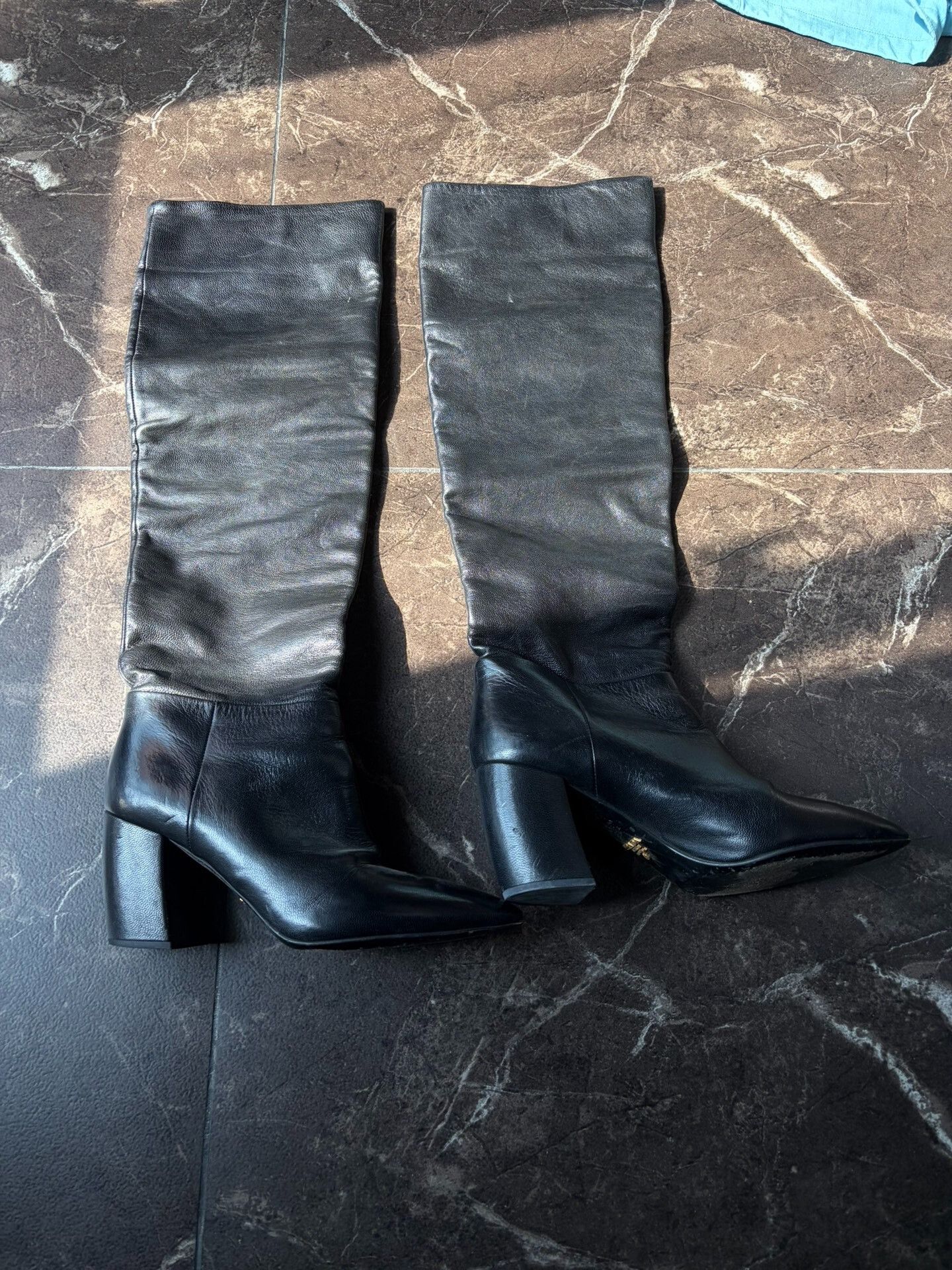 Prada Prada Over-the-Knee Boots Size 37 Size US 6 / IT 36 - 1 Thumbnail