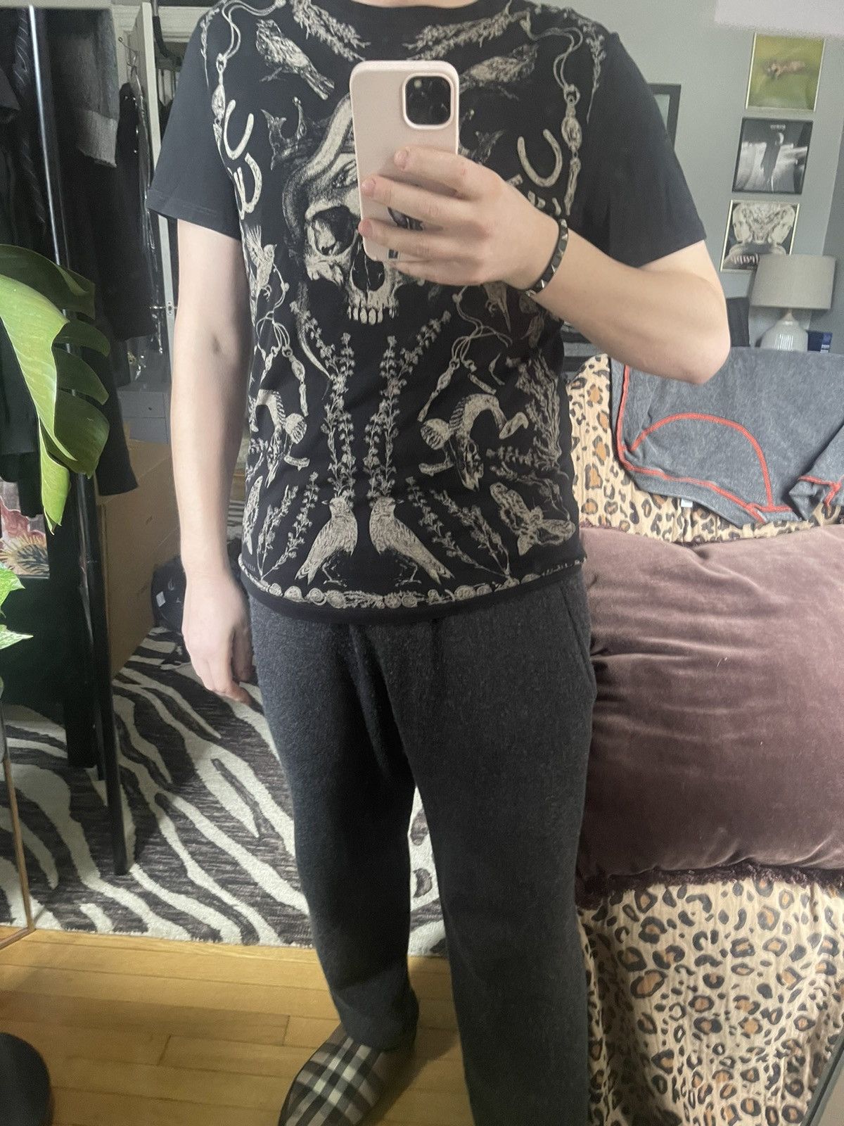 Alexander McQueen Alexander McQueen Tattoo Print T-Shirt Size US XL / EU 56 / 4 - 8 Thumbnail