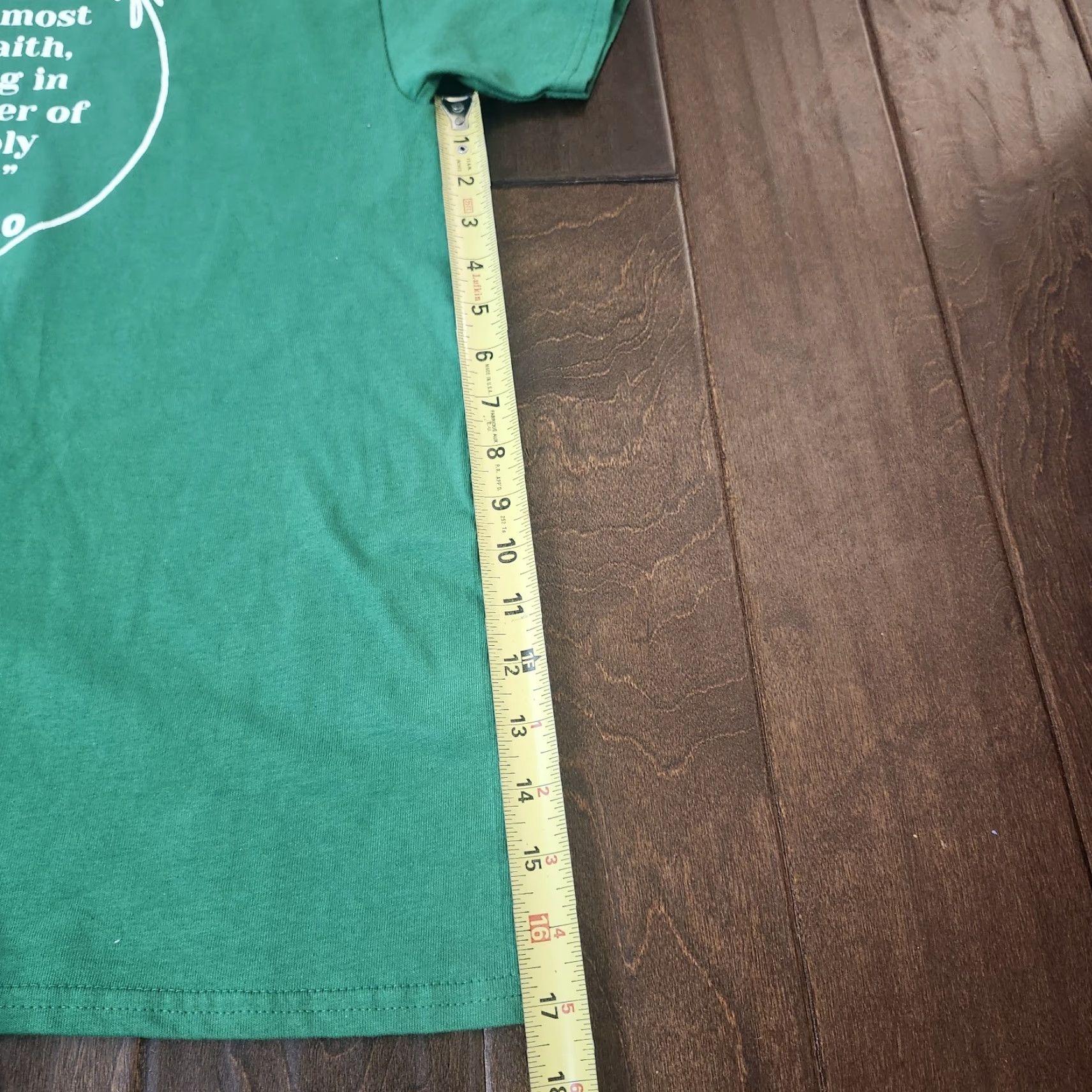 Gildan Gildan T-Shirt Jude 1:20 Green Mens M Short Sleeve Crew Neck Graphic Print Religion Jesus Christ Shirt Size US M / EU 48-50 / 2 - 7 Thumbnail