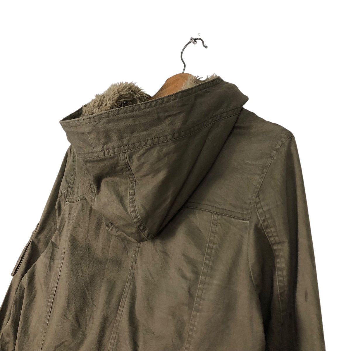 Japanese Brand 📌Mk Klein+ Parka Jacket Military Mink Fur Shearling Blanket Size US M / EU 48-50 / 2 - 11 Thumbnail