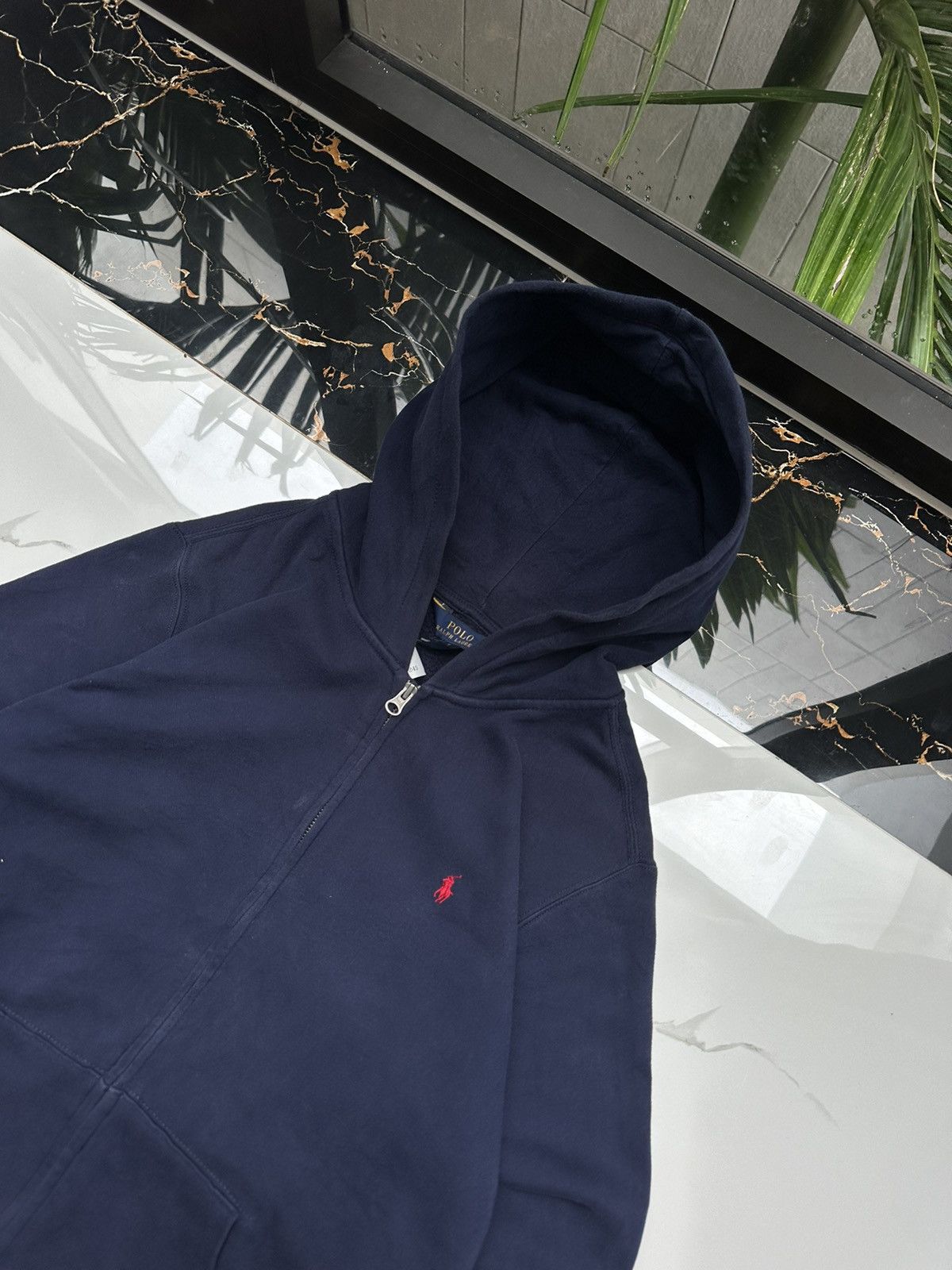 Polo Ralph Lauren × Vintage POLO RALPH LAUREN VINTAGE BASIC LOGO STREETWEAR ZIP HOODIE Size US S / EU 44-46 / 1 - 3 Thumbnail