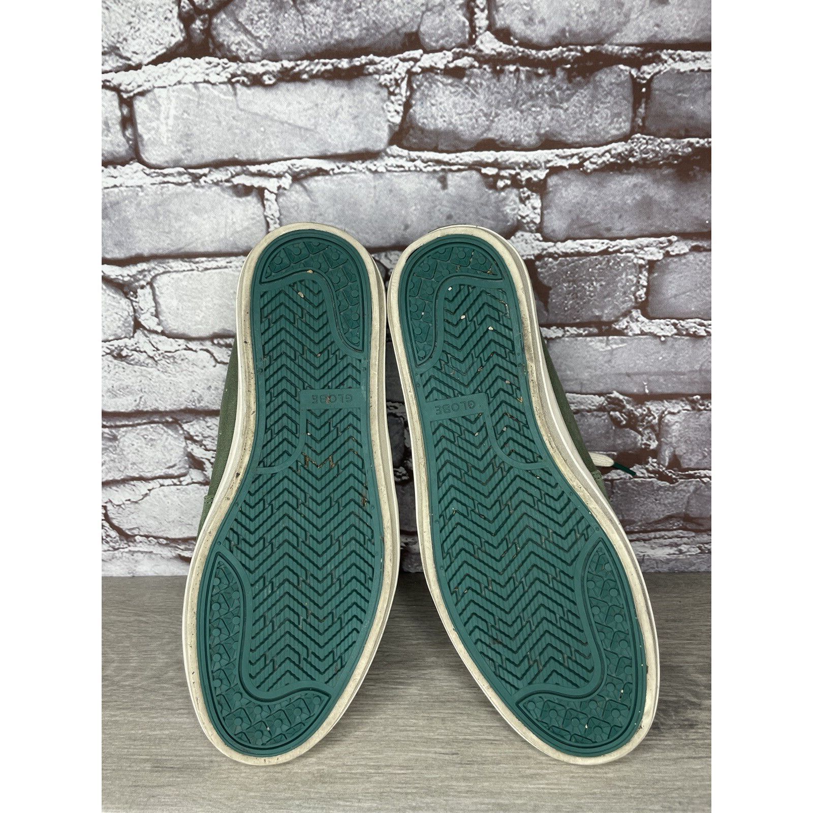 Globe Globe Green Suede Leather Casual Low Lace Sneakers Shoes Men Size US 9.5 / EU 42-43 - 8 Thumbnail