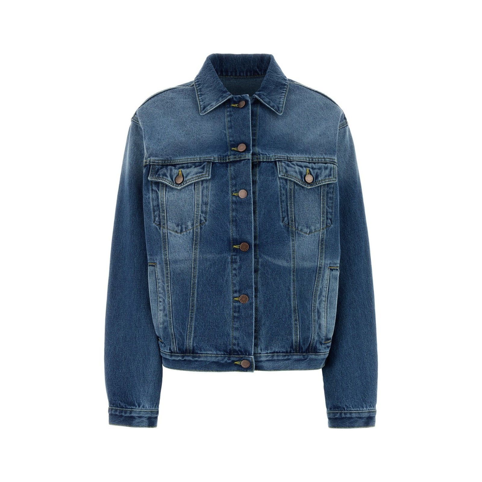 Prada PRADA Denim Jacket New And Authentic (Women's size:8;) Size M / US 6-8 / IT 42-44 - 1 Thumbnail