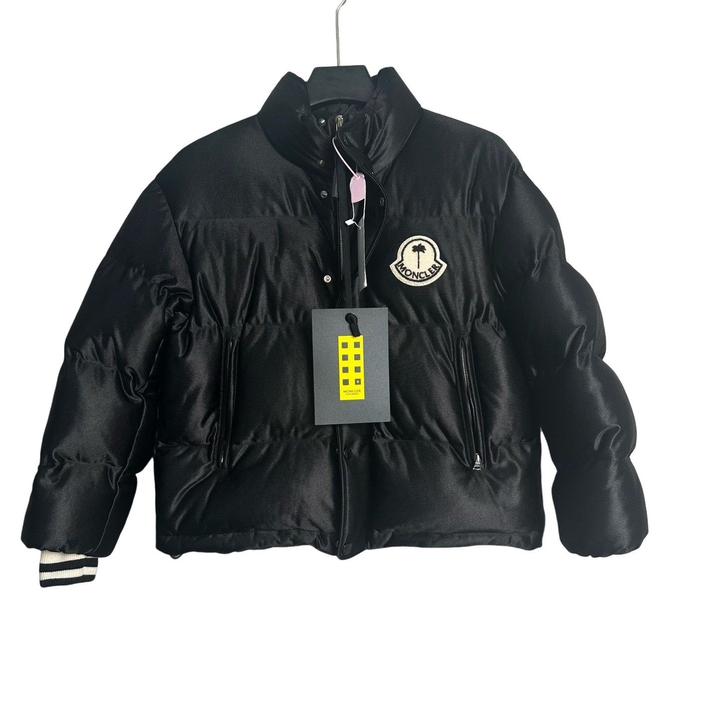 Moncler × Palm Angels Moncler x Palm Angels Black Puffer Jacket Size 0 Size US XS / EU 42 / 0 - 1 Thumbnail