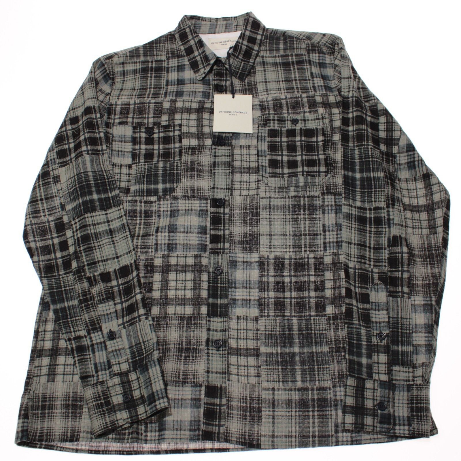 Officine Generale Officine Generale New with tags Shirt Size M US In Gray Size US M / EU 48-50 / 2 - 3 Thumbnail