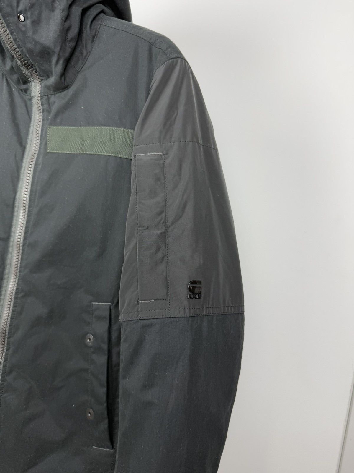 G-Star × Japanese Brand × Vintage 🪬 VINTAGE G-STAR RAW DRILL MINI LOGO PUFFER JACKET Size US M / EU 48-50 / 2 - 4 Thumbnail