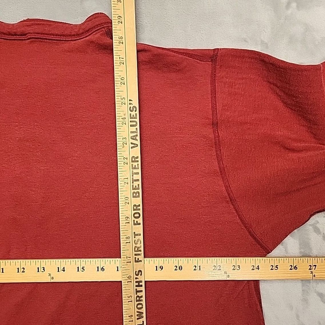 Vintage VINTAGE LL Bean Shirt Mens XL Red Henley Wool Blend Long Sleeve River Driver Canada Size US XL / EU 56 / 4 - 8 Thumbnail