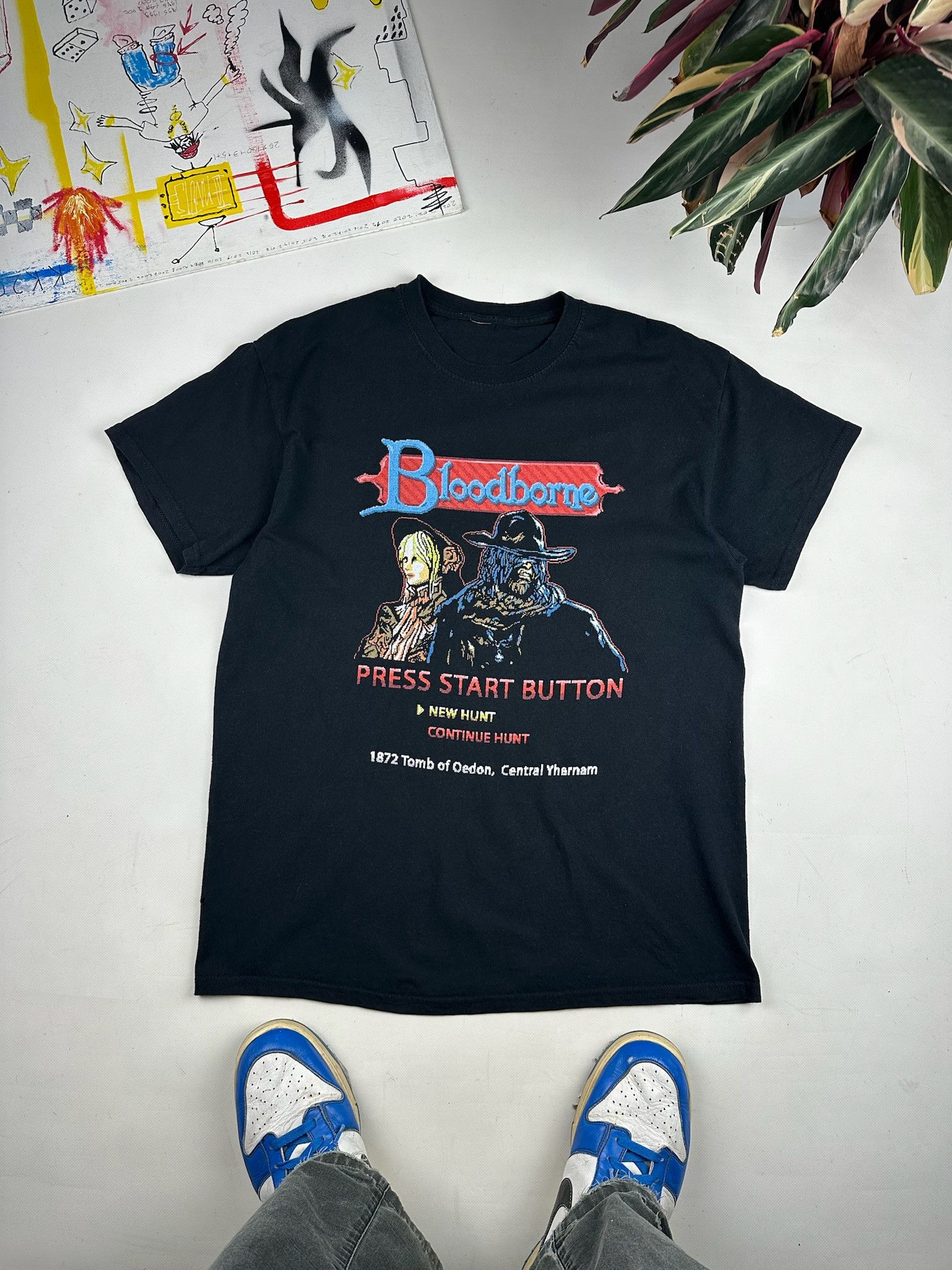 Playstation Y2K BLOODBORNE PROMO BY Hidetaka Miyazaki BLACK TEE Size US L / EU 52-54 / 3 - 1 Thumbnail