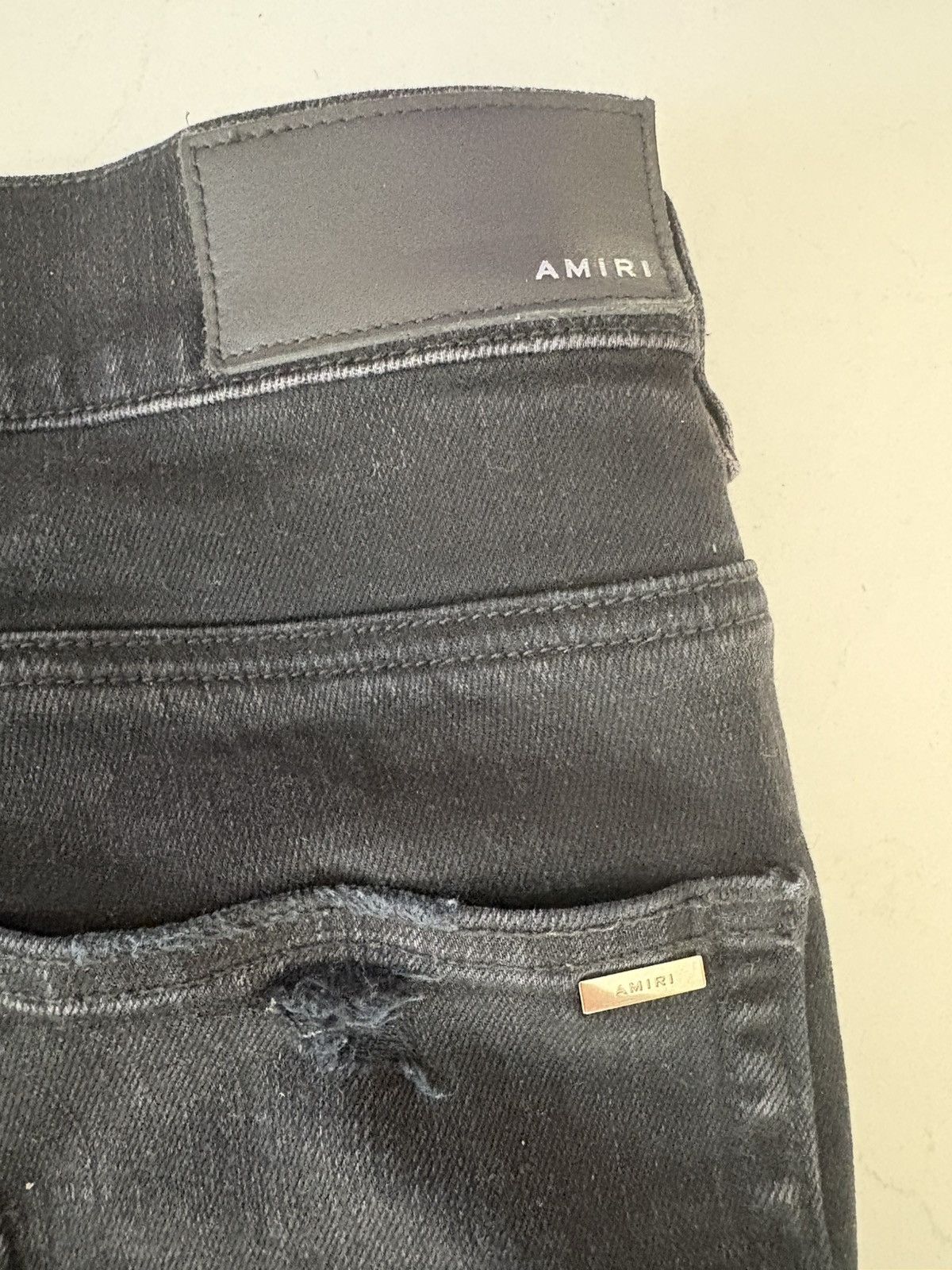 Amiri Black Amiri Plaid Patch Mx1 jeans Size US 33 - 6 Thumbnail