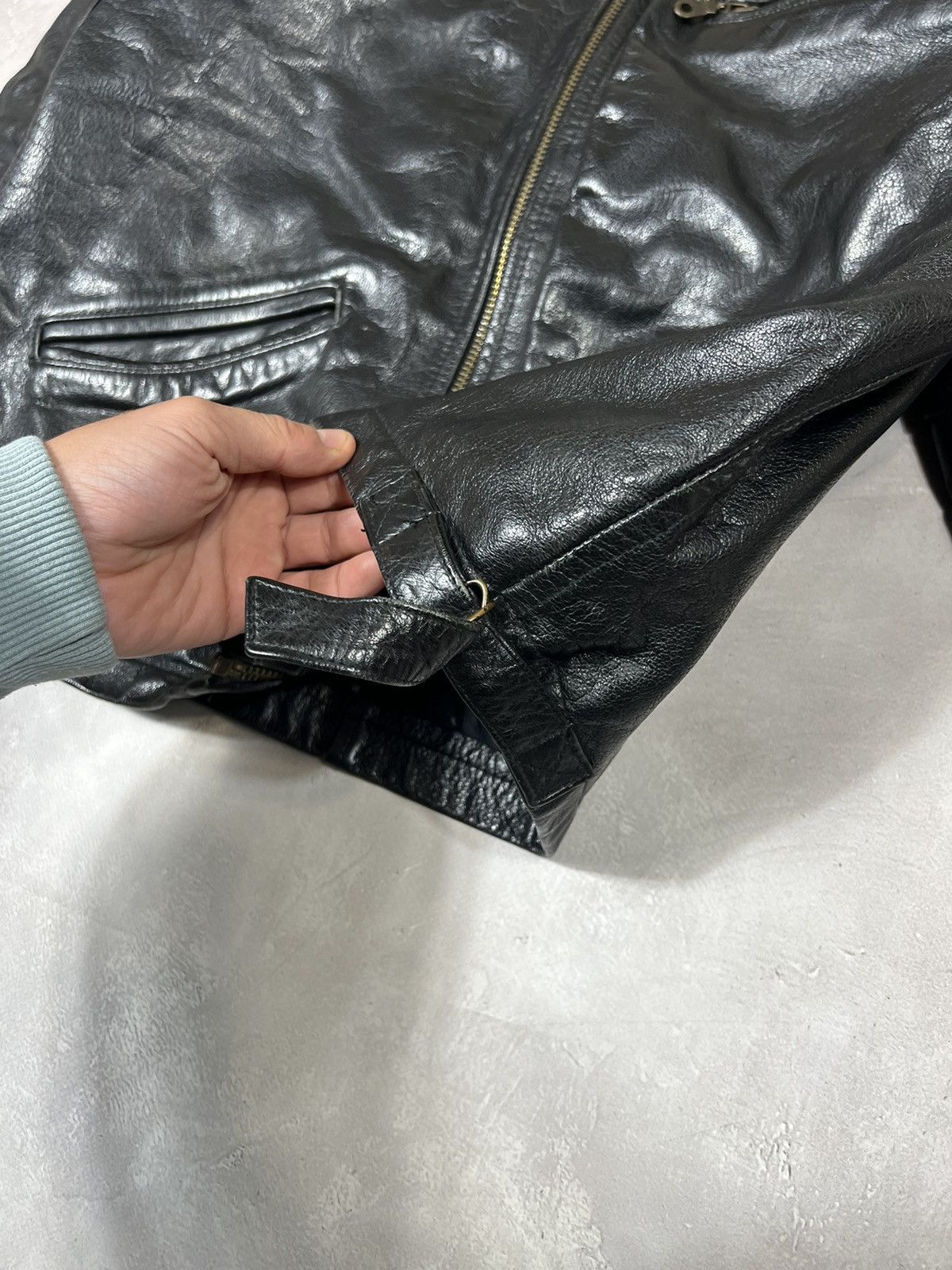 Vintage Vintage Y2k Leather Jacket Size US S / EU 44-46 / 1 - 5 Thumbnail