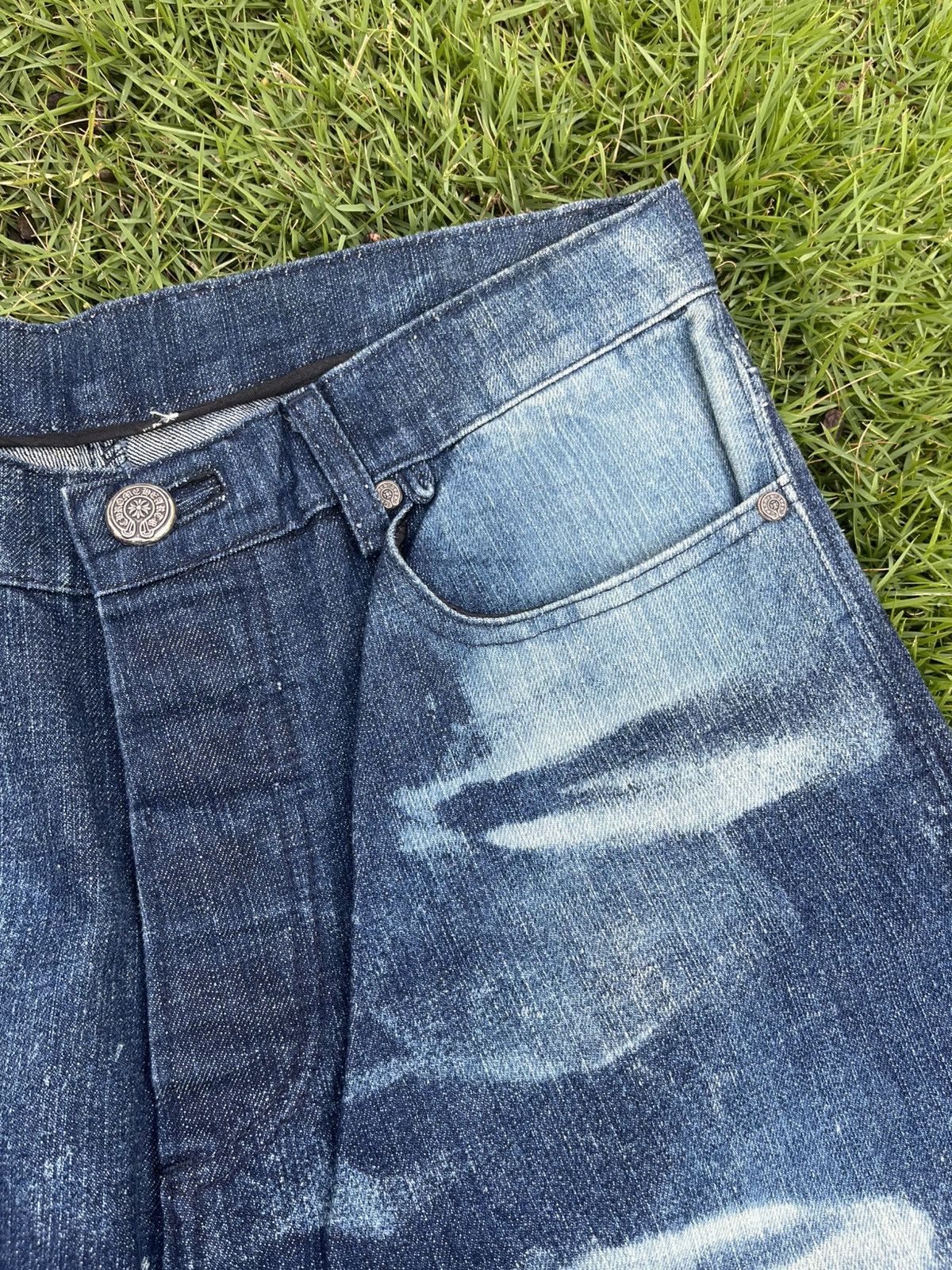 Other Rare Denim Jeans Inspired like Chrome Heart Size US 33 - 7 Thumbnail