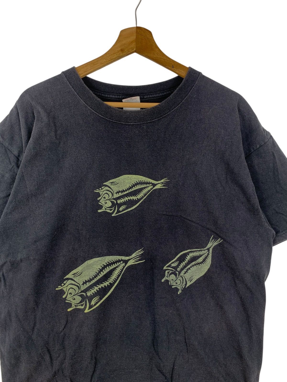 Vintage Vintage HORSE MACKEREL FILLET FISH Illustration Tee Shirt Size US XL / EU 56 / 4 - 6 Thumbnail