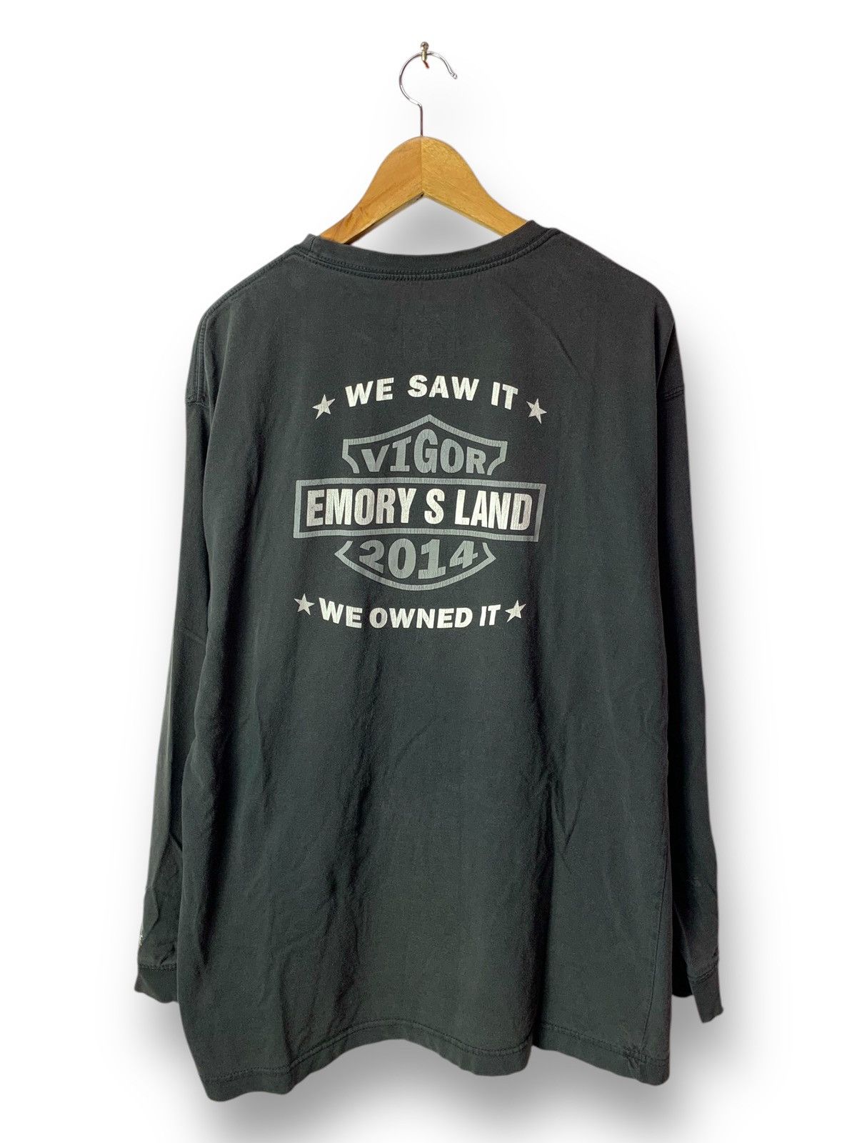 Vintage 🔥Vintage Berne Workwear Distressed Tee Harley Parody Size US L / EU 52-54 / 3 - 1 Thumbnail