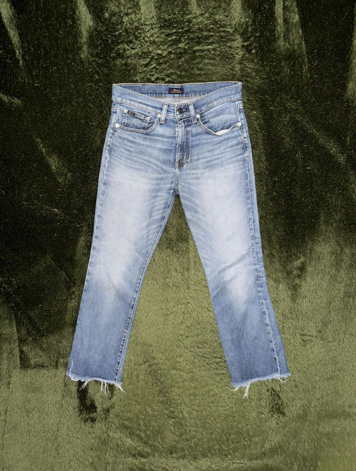 Polo Ralph Lauren [28] Polo Ralph Lauren Japan Cut-Off Vintage Washed Denim Size US 28 / EU 44 - 1 Thumbnail