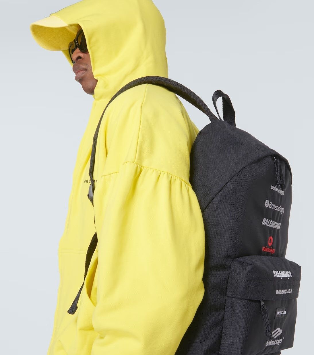Balenciaga o1tr1nto0226 Size: OS / Explorer Backpack in Black Size ONE SIZE - 3 Thumbnail