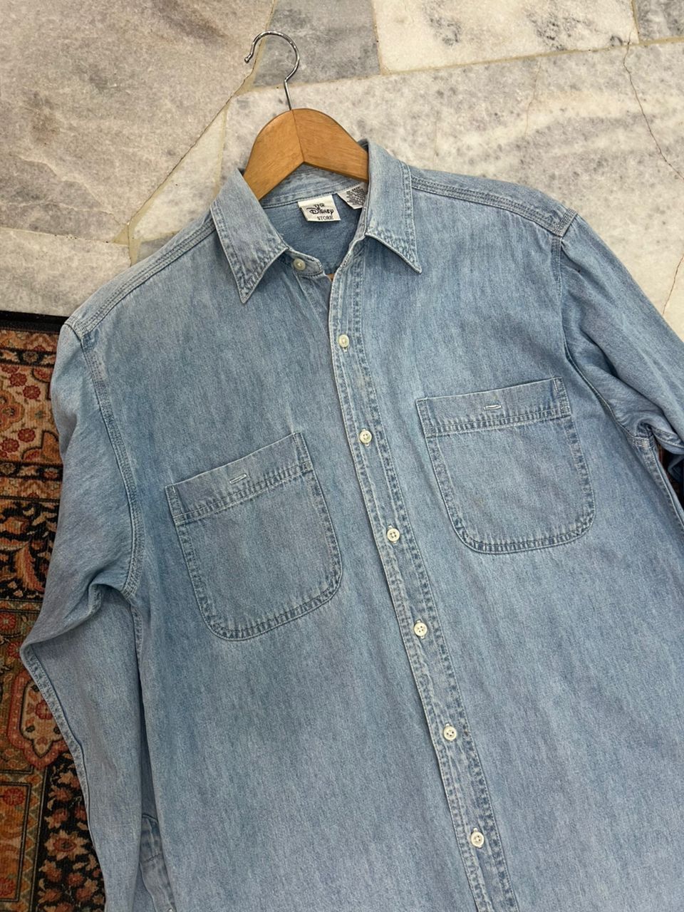 Disney × Vintage Vintage Disney Embroidered Character Denim Shirt Size US S / EU 44-46 / 1 - 2 Thumbnail