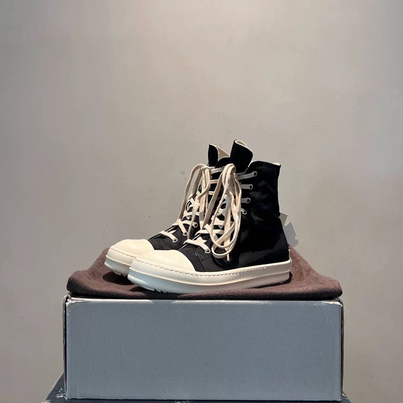 Rick Owens Rick Owens Nylon Material High-top Converse All Star Shoes Size US 7 / EU 40 - 1 Thumbnail