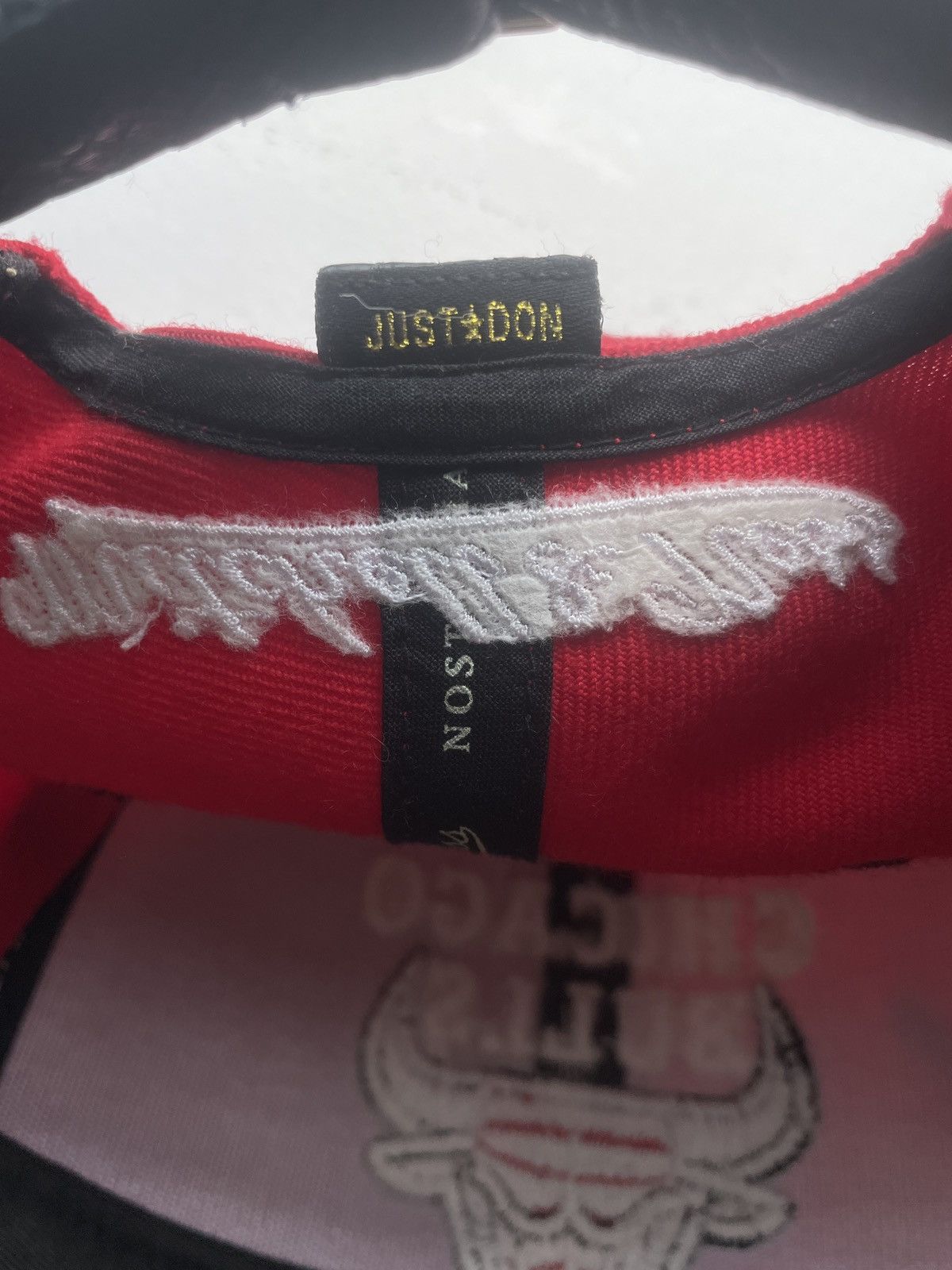 Just Don × Mitchell & Ness × Rsvp Gallery Very Rare Just Don Chicago Bulls NBA Finals 1996 Cap Size ONE SIZE - 6 Thumbnail