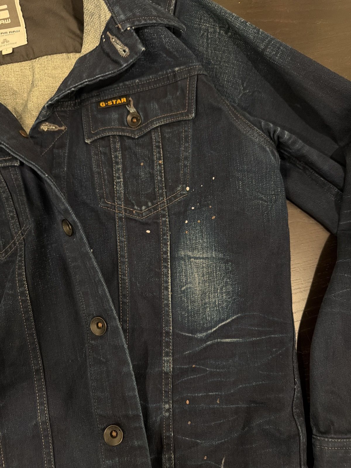 G-Star GStar Denim Jacket Size US L / EU 52-54 / 3 - 6 Thumbnail